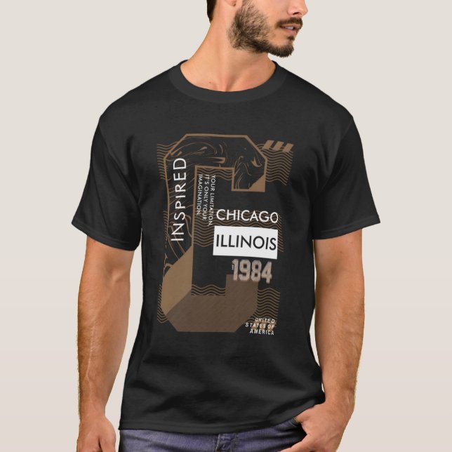 Camiseta Chicago Illinois 1984 (Frente)