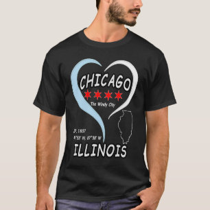 Camiseta Chicago Illinois Willis Tower Windy Santo Patricku