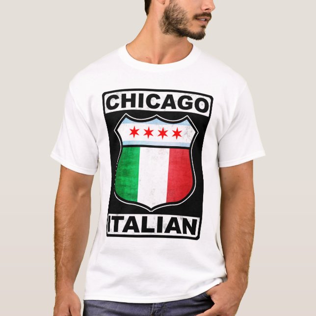 Camiseta Chicago Italiano Americano (Frente)