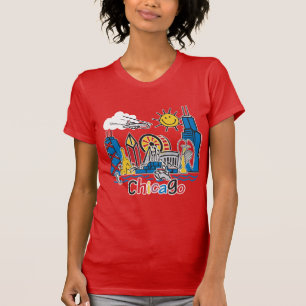 Camiseta Chicago Kids Skyline