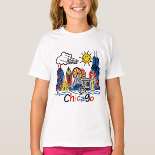 Camiseta Chicago Kids Skyline