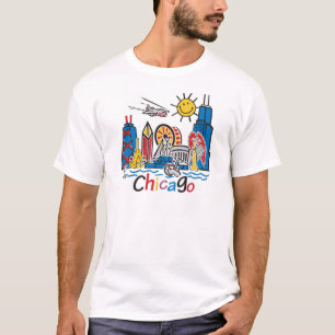 Camiseta Chicago Kids Skyline