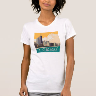 Camiseta Chicago   Linha Skyline Moderna