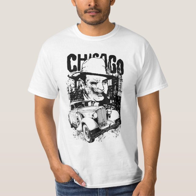 Camiseta Chicago Mafia Vintage (Frente)