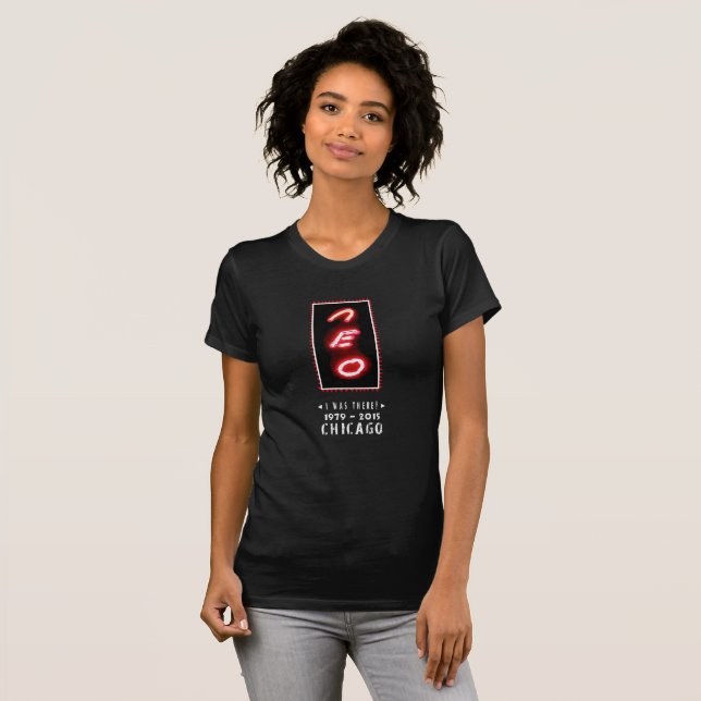 Camiseta Chicago neo - mulheres superiores (Frente Completa)