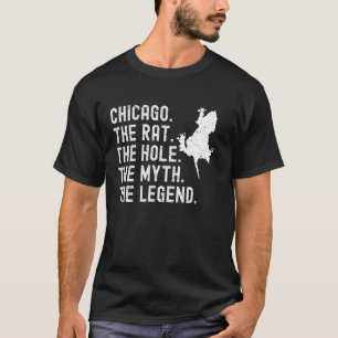 Camiseta Chicago O Rato O Buraco O Mito A Lenda. Chic