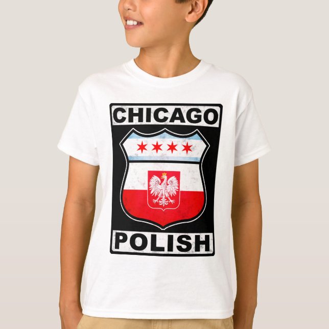 Camiseta Chicago Polonês Americano (Frente)