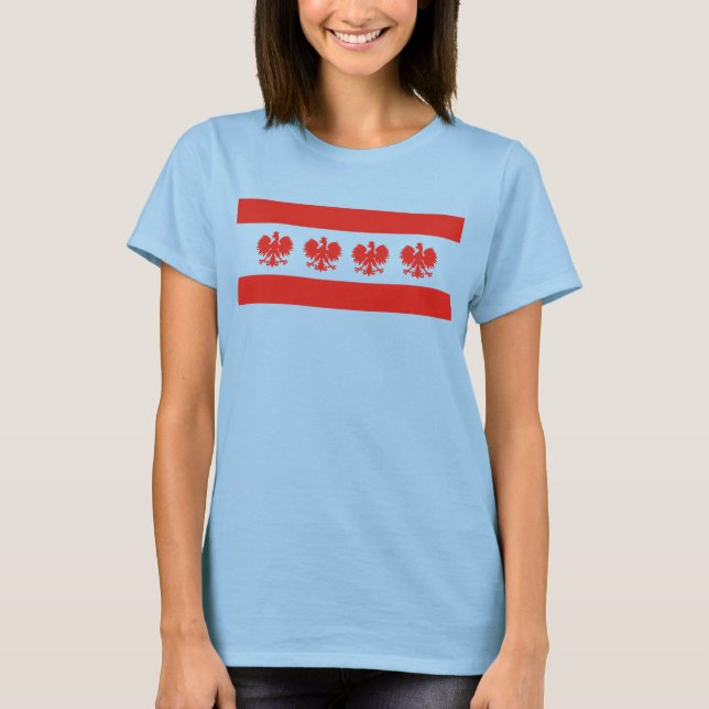 Camiseta Chicago Polonês T Shirt (Frente)