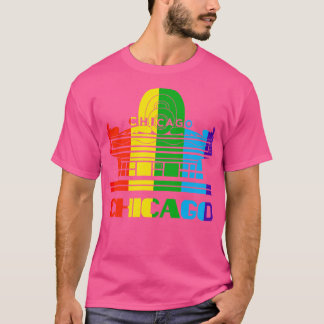 Camiseta Chicago Pride Chicago GGBT Oferta LGBTQ Apoiante T
