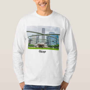 Camiseta Chicago Pritzker Pavilion Long Sleeve T Shirt
