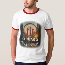 Camiseta Chicago Ringer Tee | Estilo de Força da Vintage