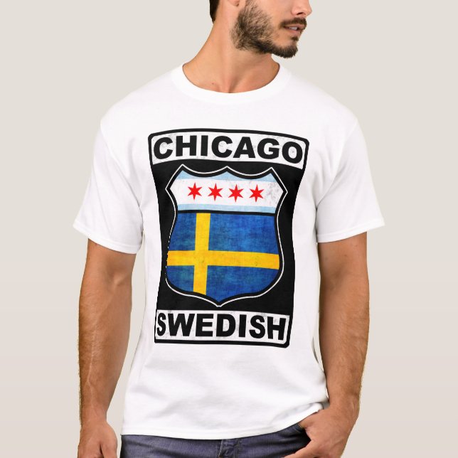 Camiseta Chicago sueca American (Frente)