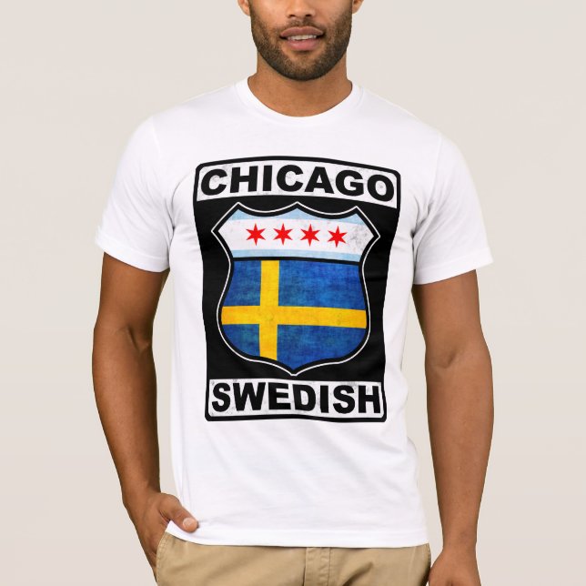 Camiseta Chicago sueca American (Frente)