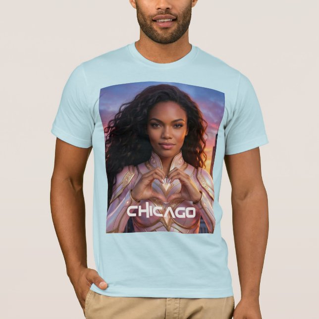 CAMISETA CHICAGO - SUPERHERO (Frente)
