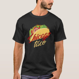 Camiseta Chicago Tacos Foodie Mexicana Fiesta