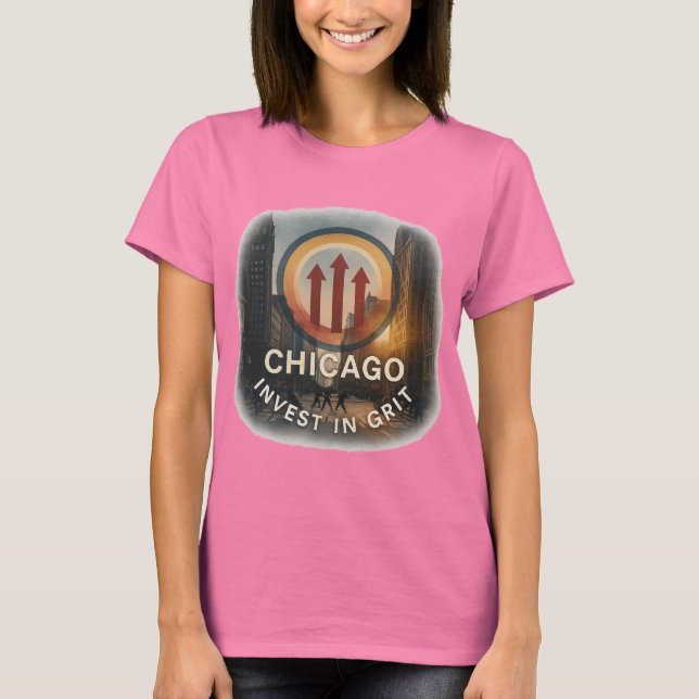 Camiseta Chicago Women's Tee | Gritwear femininas (Frente)