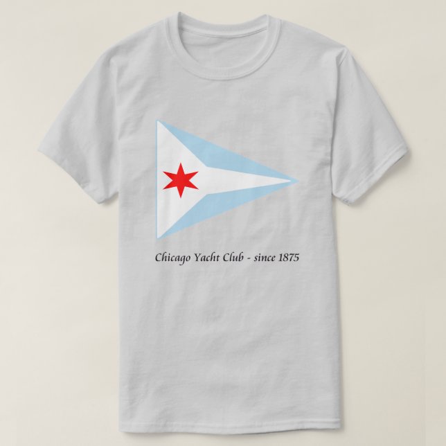 Camiseta Chicago Yacht Club, desde 1875 (Frente do Design)