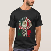 Chicano Shirt Funny USA Flag Mexicano Flag Chicano