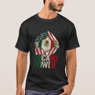 Camiseta Chicano Shirt Funny USA Flag Mexicano Flag Chicano