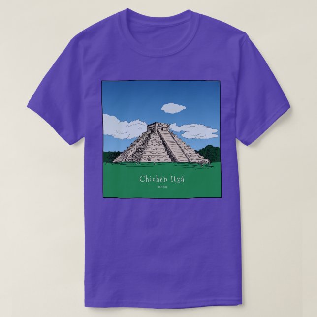 Camiseta Chichen Itza Temple Ruins México 1 (Frente do Design)