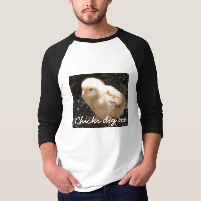 Camiseta Chick04, pintinhos escavam-me (Frente)