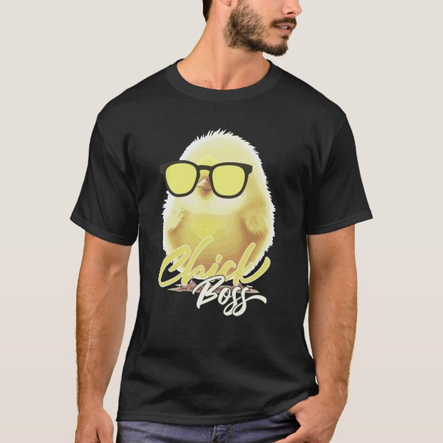 Camiseta Chick Boss Farm Animal Chicken Easter (Frente)