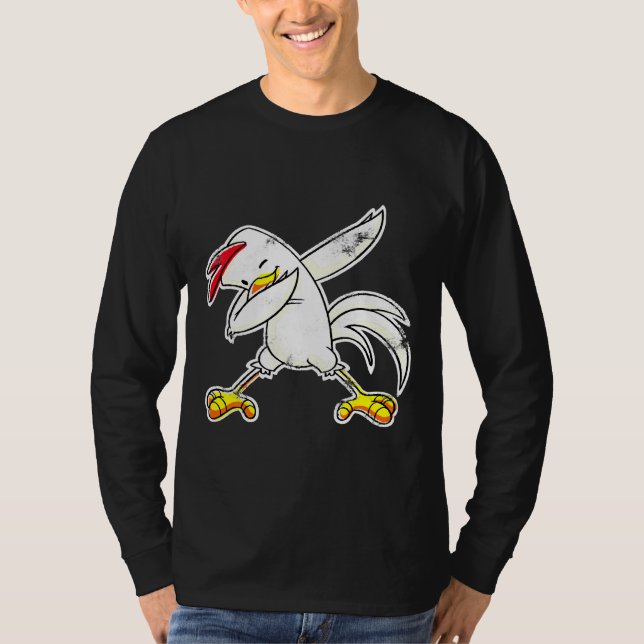 Camiseta Chick Hen Dabbing Chicken   (Frente)