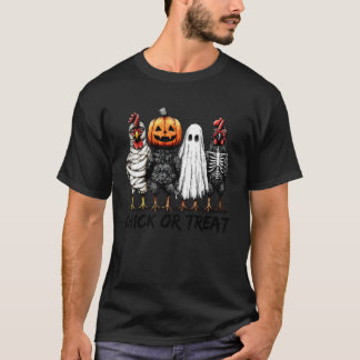 Camiseta Chick Or Treat Halloween Abóbora Fantasma Assustad