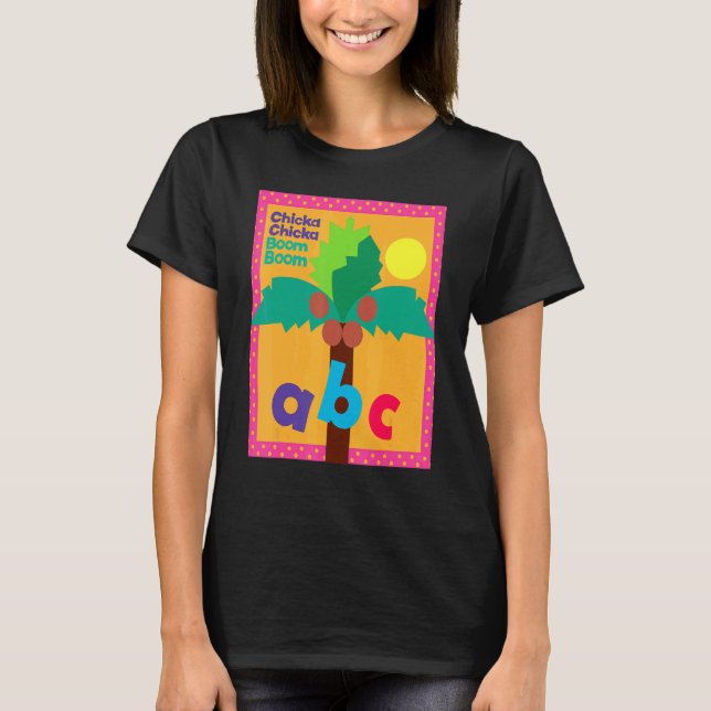 Camiseta Chicka Chicka Boom Boom Children Aprenda Abc (Frente)