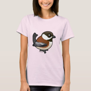 Camiseta Chickadee Castanha-suportado