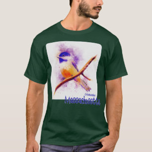 Camiseta Chickadee Massachusetts State Bird