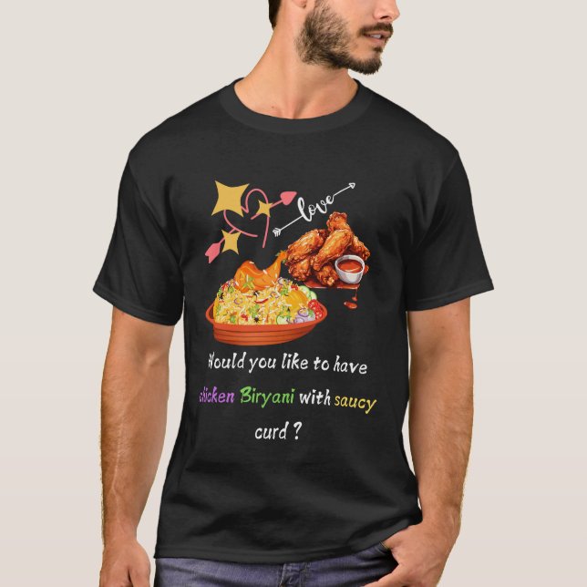 Camiseta Chicken Biryani Cravings – Spice Up Your Style! (Frente)