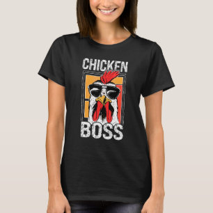 Camiseta Chicken Boss Legal Cockerel Para Agricultores Ou C