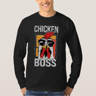 Camiseta Chicken Boss Legal Cockerel Para Agricultores Ou C