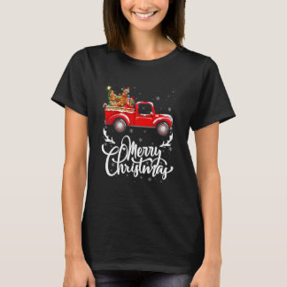 Camiseta Chicken Christmas Tree Red Truck Xmas Pajamas Chri