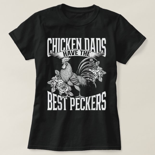 Camiseta Chicken Dad like a regular Dad Cooler  (Frente do Design)