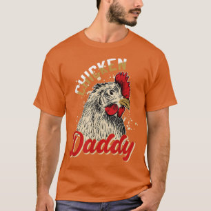 Camiseta Chicken Daddy Chicken Dad Farmer Gift Poultry Far