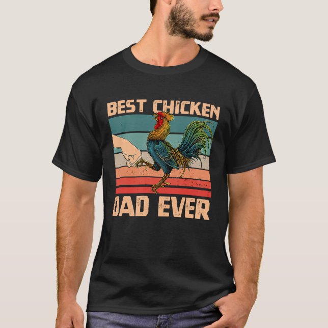Camiseta Chicken Daddy Chicken Dad Farmer Poultry Farmer Fo (Frente)