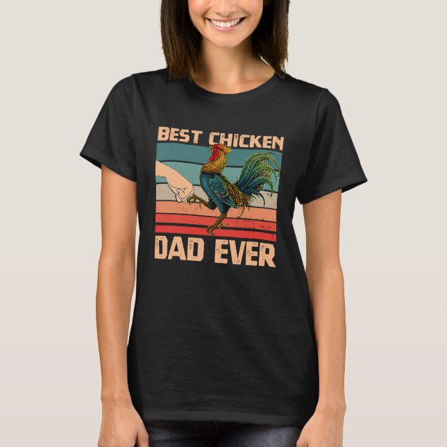 Camiseta Chicken Daddy Chicken Dad Farmer Poultry Farmer Fo (Frente)