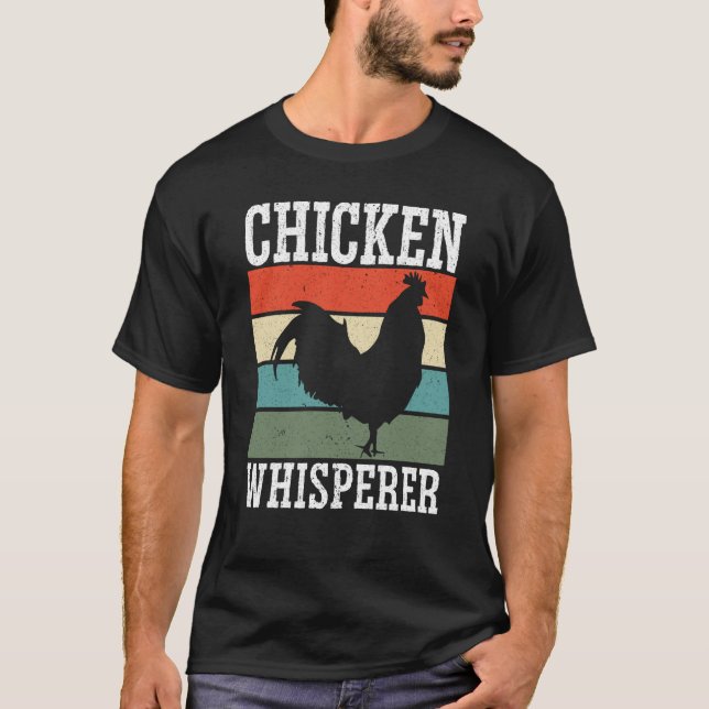 Camiseta Chicken Farmer Chicken Whisper Farm Animal Poultry (Frente)