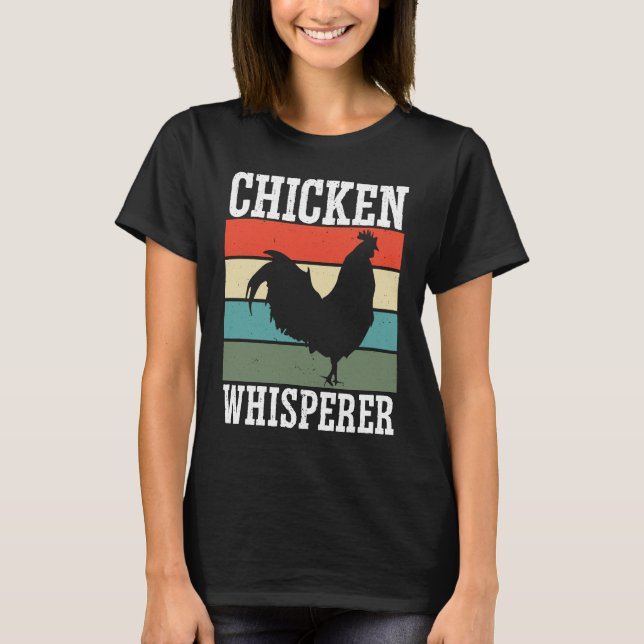 Camiseta Chicken Farmer Chicken Whisper Farm Animal Poultry (Frente)