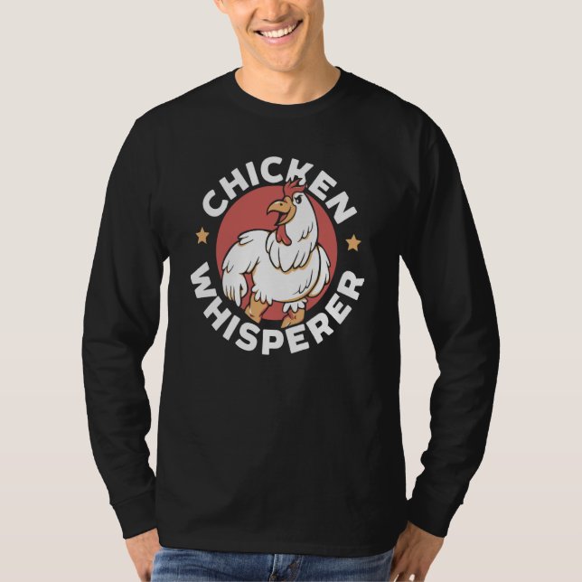 Camiseta Chicken Farmer Chicken Whisper Farm Animal Poultry (Frente)