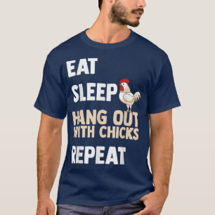 Camiseta Chicken Farmer Grower Backyard Flock Egg Hen 