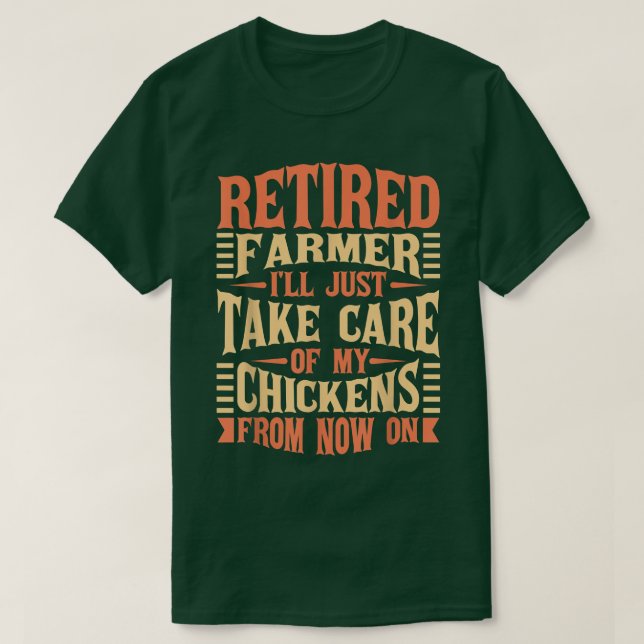 Camiseta Chicken Farmer Hen  (Frente do Design)