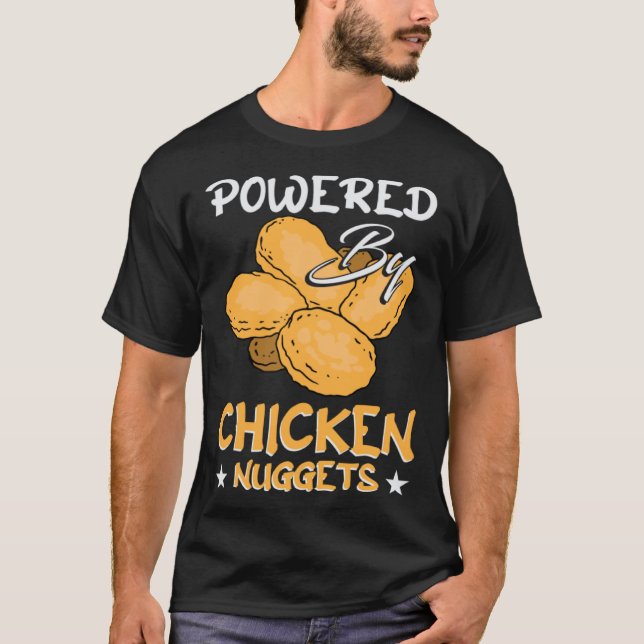 Camiseta Chicken Foodie Nugget Meat  Sarcastic Jokes Fan (Frente)
