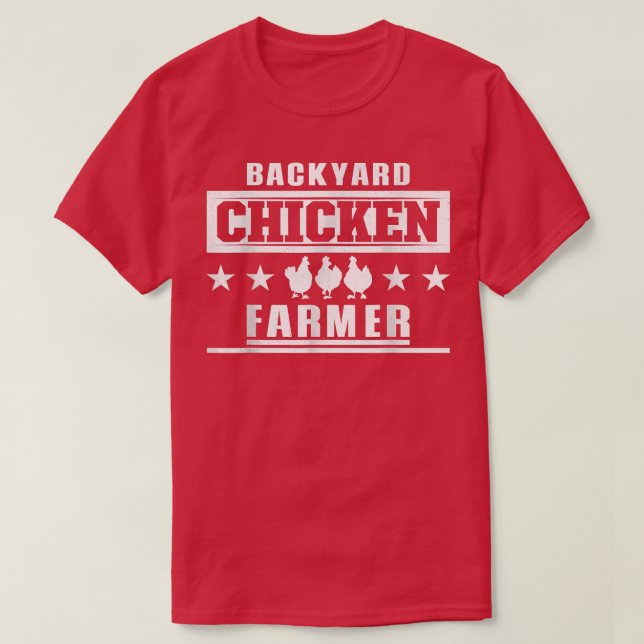 Camiseta Chicken Girls Farm Backyard Chicken Farmer  (Frente do Design)