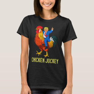 Camiseta Chicken Jockey Trump Engraçado Memória 4