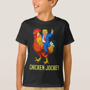 Camiseta Chicken Jockey Trump Engraçado Memória 4