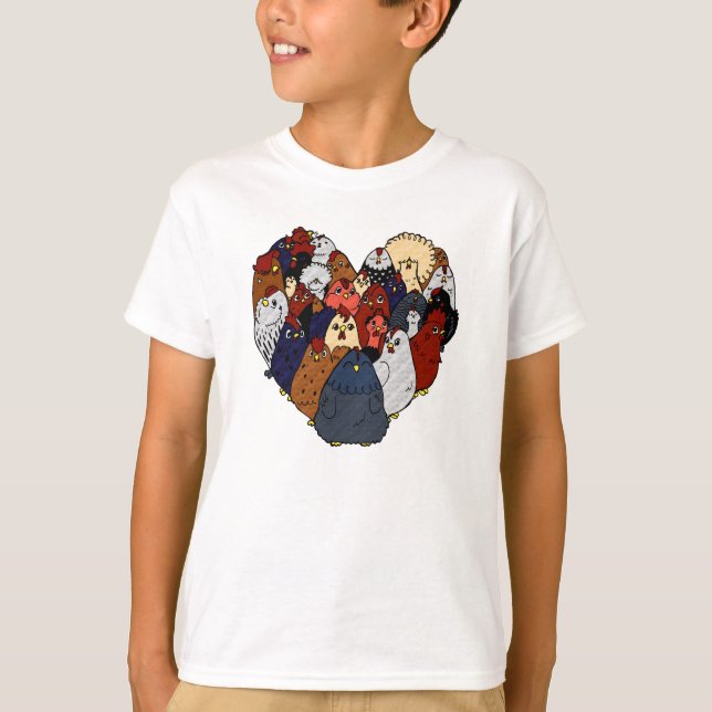 Camiseta Chicken Love (Frente)