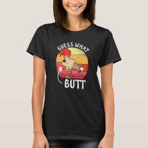 Camiseta Chicken Meme Adivinha Que Bumbum De Frango